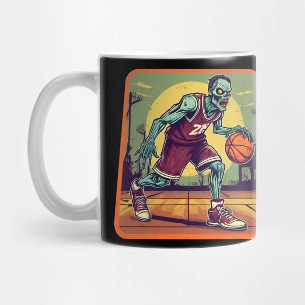 Zombie basketball by Ilustradamus